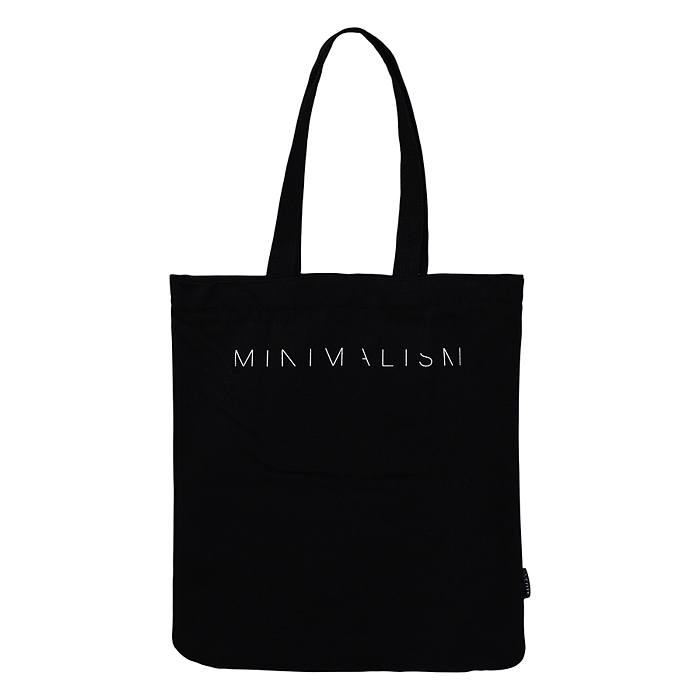 Сумка-шоппер "Minimalism" 34х43,5x8 см, плотный износостойкий канвас, 1 отделение на молнии