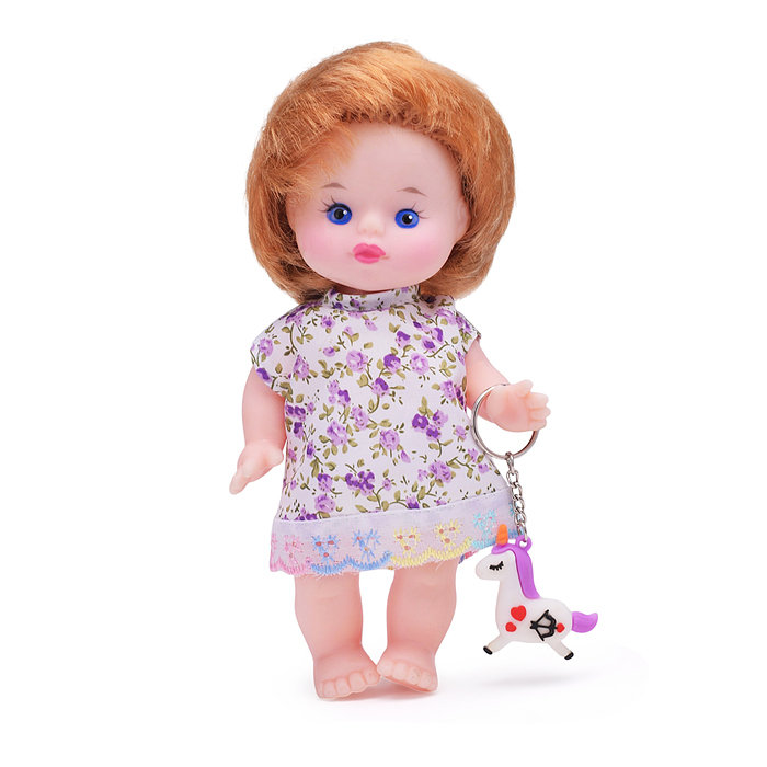 Кукла Леночка с игрушкой 20см в пакете