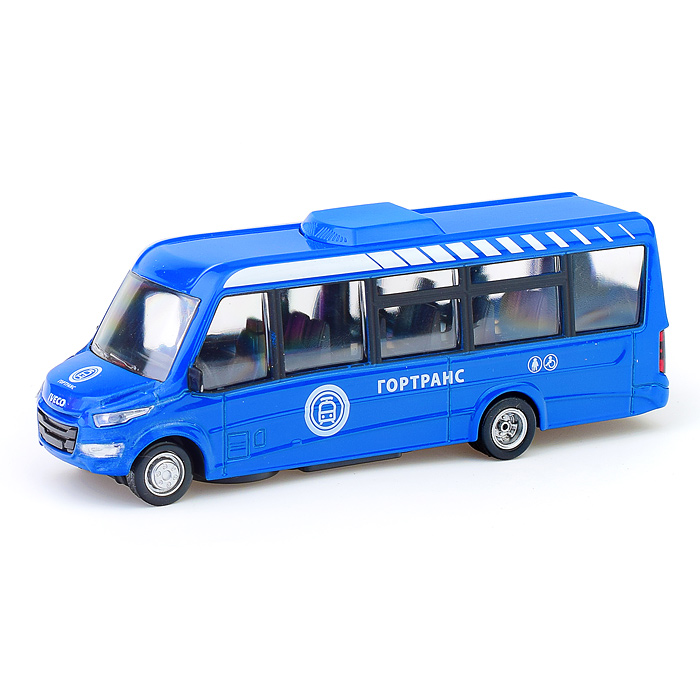 Фото к товару Машина металл Автобус Iveco Daily 15 см, (свет-звук двери, синий) инерц, в коробке Машина металл Автобус Iveco Daily 15 см, (свет-звук двери, синий) инерц, в коробке
