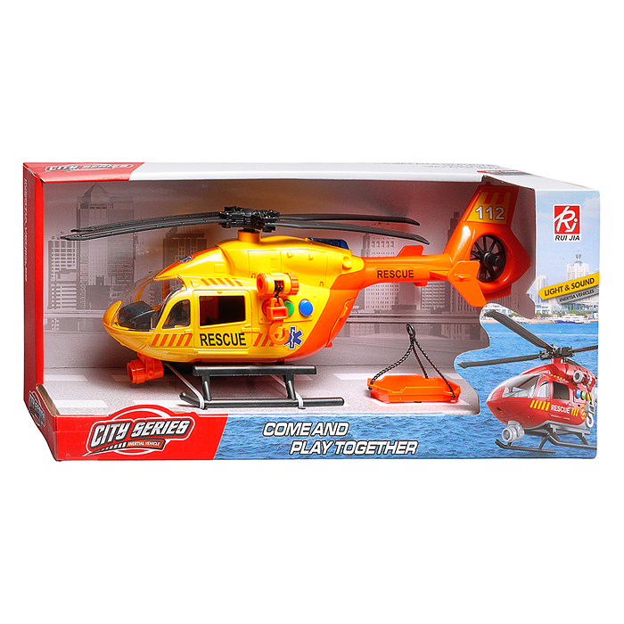 Вертолет RJ9806C "Спасатель" 1:14, в коробке