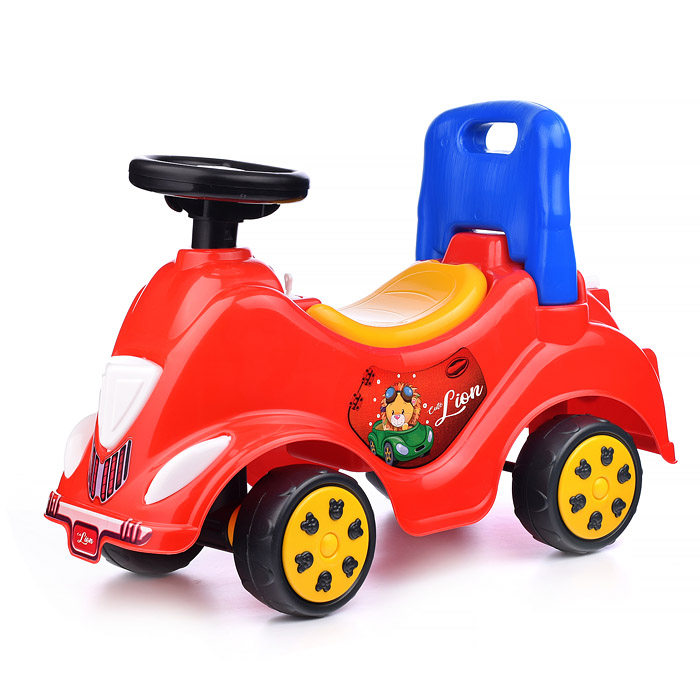 Игрушка Машина-каталка Cool Riders, с клаксоном, красн. Игрушка Машина-каталка Cool Riders, с клаксоном, красн.