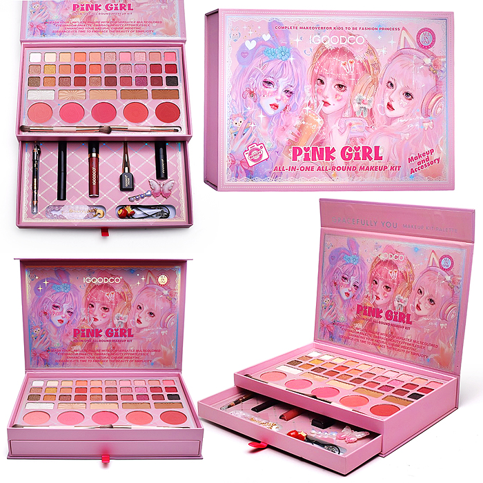 Косметика детская 00-8391 "Pink Girl" (палетка теней) Косметика детская 00-8391 "Pink Girl" (палетка теней)