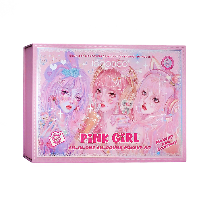 Косметика детская 00-8391 "Pink Girl" (палетка теней)