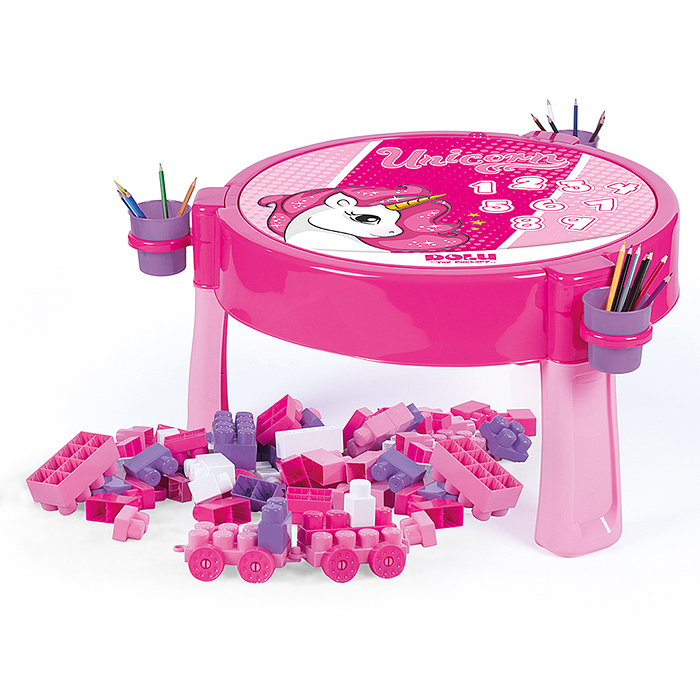 Игрушка Конструктор со столиком Unicorn JumBloks 100 дет.