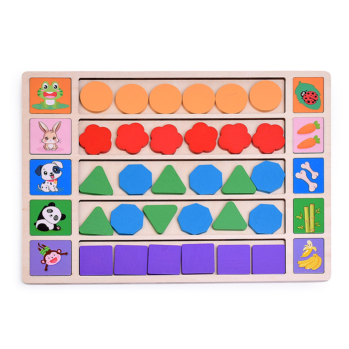 Игрушка развивающая D2297 " Цветные фигурки"