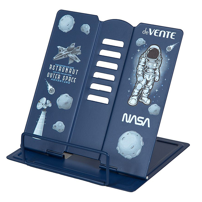 Подставка для учебников и книг "NASA" 15,4x15,2 см, металлическая окрашенная, вес 235 г, с Подставка для учебников и книг "NASA" 15,4x15,2 см, металлическая окрашенная, вес 235 г, с