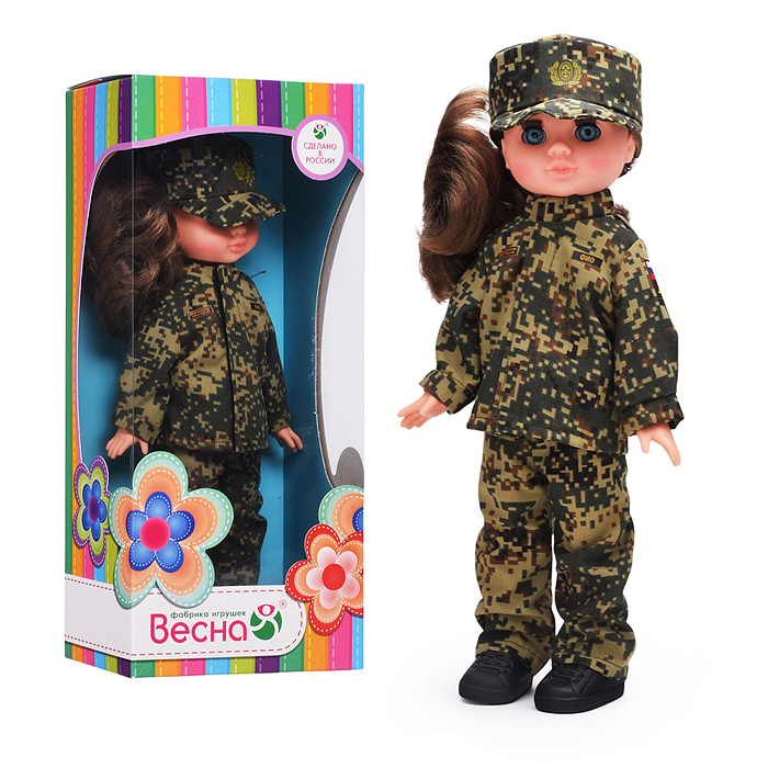 Кукла Эля военная