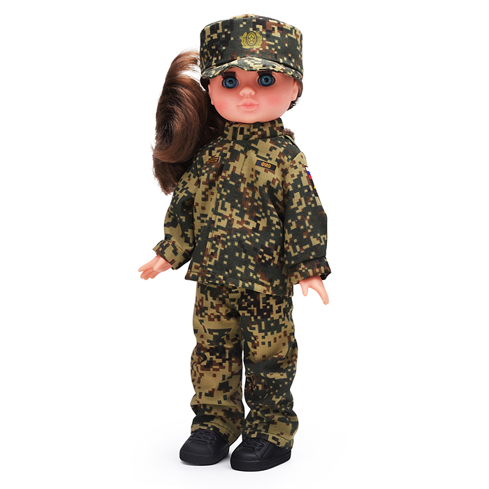 Кукла Эля военная