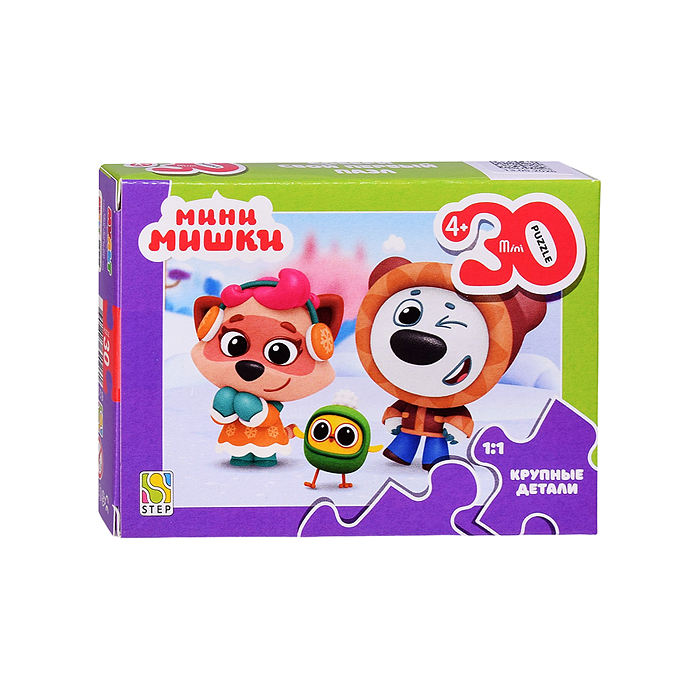 Пазл mini 30 (с крупными деталями) "Мини мишки"