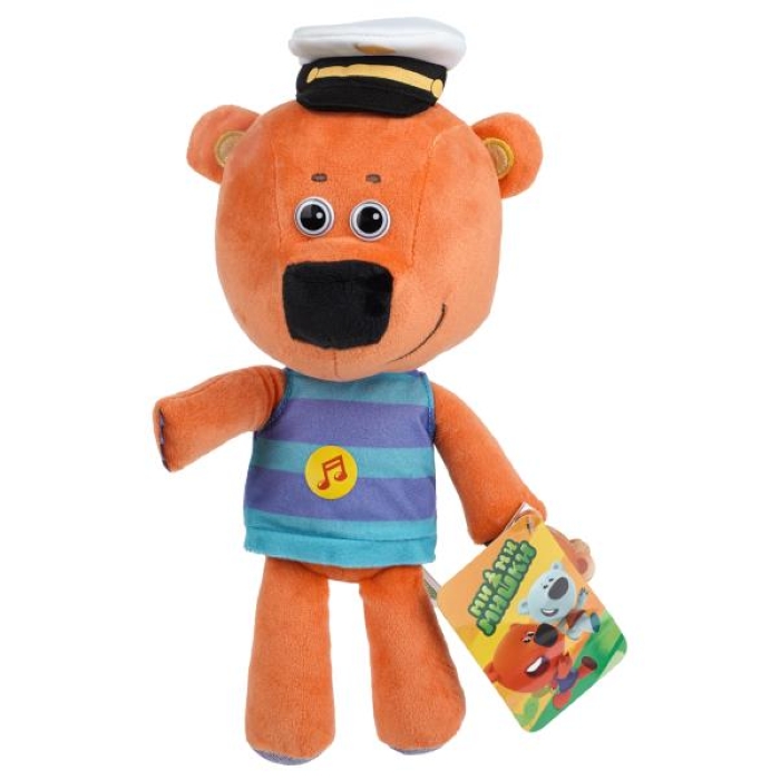 Игрушка мягкая "Ми-ми-мишки" Кеша моряк, 21см, муз. чип, в пакете Игрушка мягкая "Ми-ми-мишки" Кеша моряк, 21см, муз. чип, в пакете