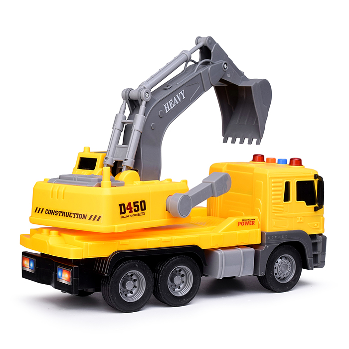 Фото к товару Машина JS103 "Большой ковш" 1:16 (свет, звук) в коробке Машина JS103 "Большой ковш" 1:16 (свет, звук) в коробке