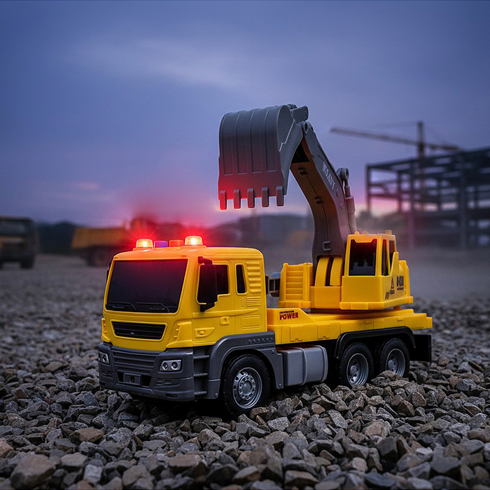 Фото к товару Машина JS103 "Большой ковш" 1:16 (свет, звук) в коробке Машина JS103 "Большой ковш" 1:16 (свет, звук) в коробке