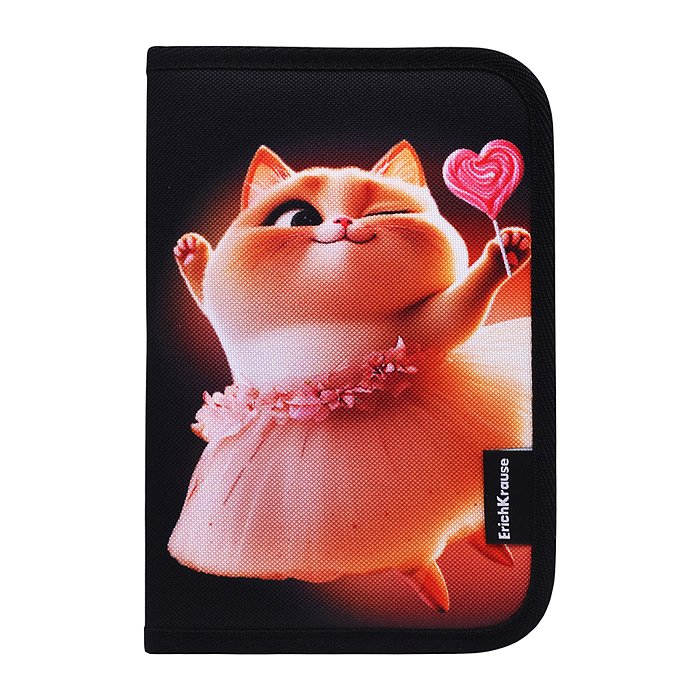 Пенал-книжка без наполнения 135x205x30мм Prima Cat Пенал-книжка без наполнения 135x205x30мм Prima Cat