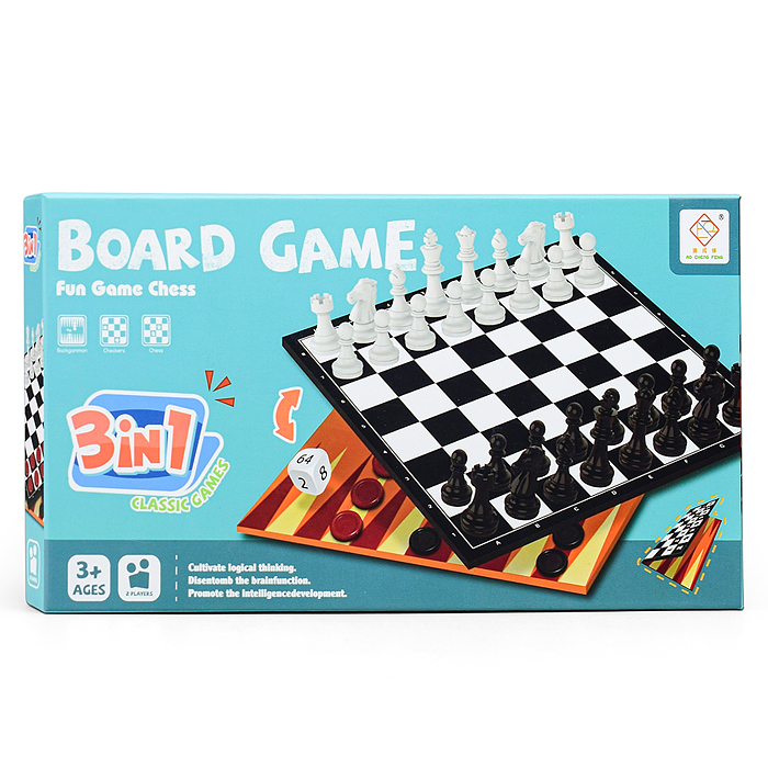 Игра 3 в 1 jf378-136 "Игра королей" в коробке
