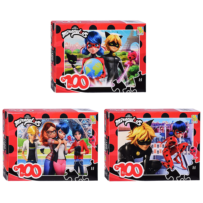Пазл mini 100 "Леди Баг и Супер-Кот" Пазл mini 100 "Леди Баг и Супер-Кот"