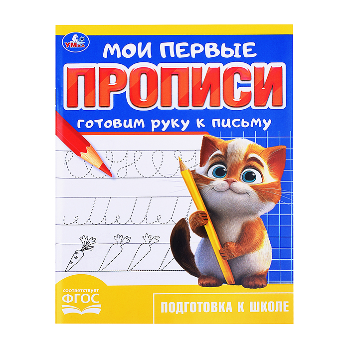 Готовим руку к письму. Мои первые прописи. 