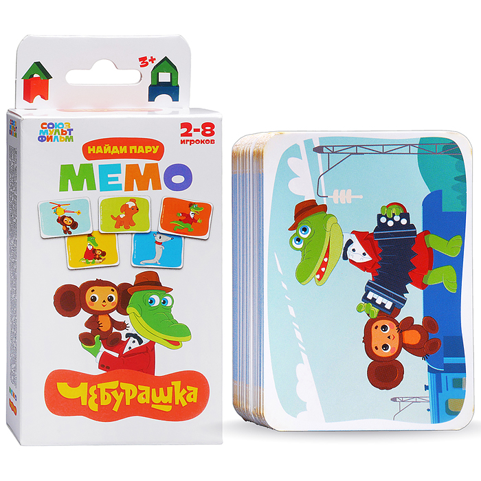 Настольная игра Мемо "Чебурашка"