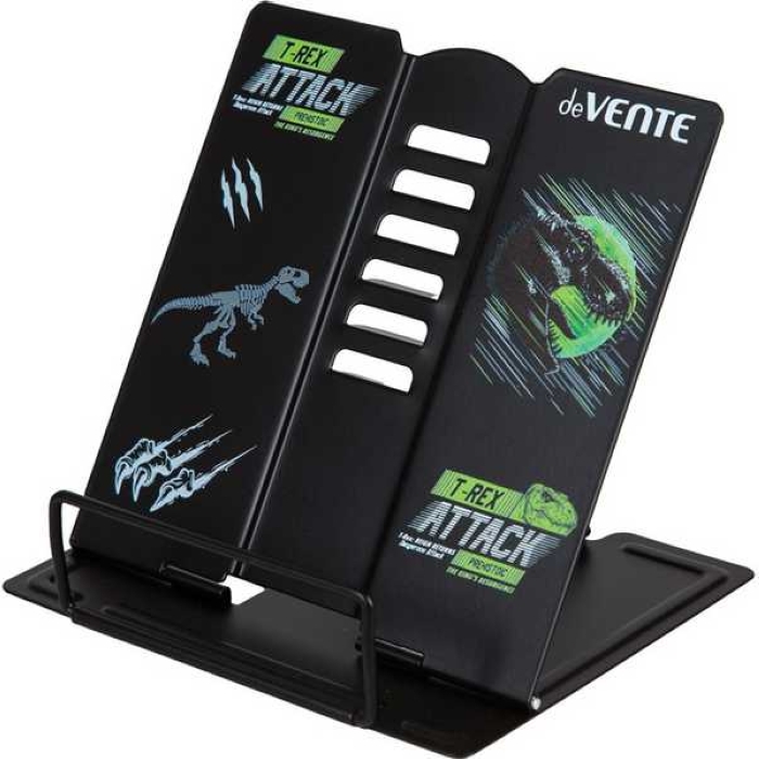 Подставка для учебников и книг "T-Rex" 15,4x15,2 см, металлическая окрашенная, вес 235 г, синяя