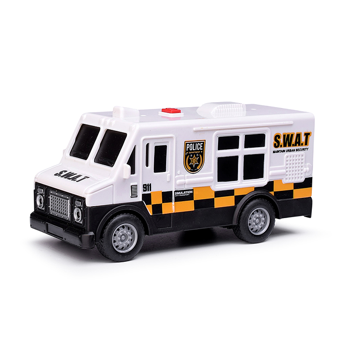 Фото к товару Машина JS227B "Автозак" 1:24 (свет, звук) в коробке Машина JS227B "Автозак" 1:24 (свет, звук) в коробке