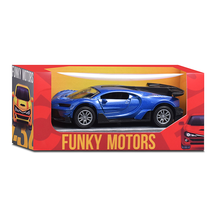 Фото к товару Синяя инерционная машинка спорт die-cast , 1:32 Синяя инерционная машинка спорт die-cast , 1:32