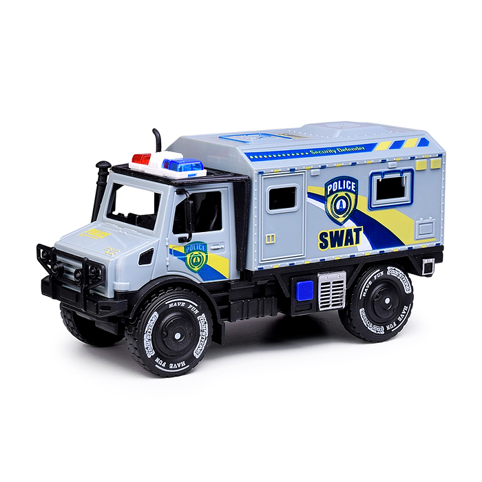Машина 2893-3C "Джип синий" (свет, звук) в пакете