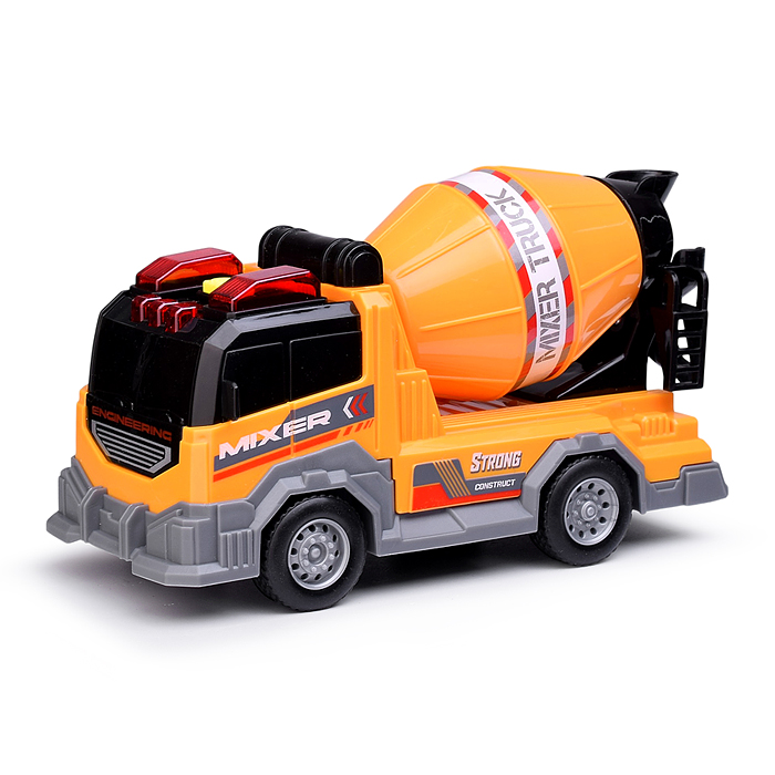 Фото к товару Машина JS229 "Бетономешалка" 1:24 (свет, звук) в коробке Машина JS229 "Бетономешалка" 1:24 (свет, звук) в коробке