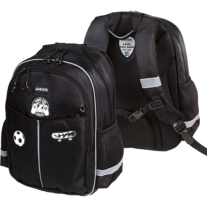 Рюкзак "Lifestyle. Adventure Zone" школьный 37x28x16 см (16 л) 500 г, плотный износостойкий, черный Рюкзак "Lifestyle. Adventure Zone" школьный 37x28x16 см (16 л) 500 г, плотный износостойкий, черный