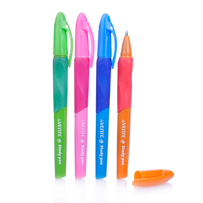 Фото к товару Ручка гелевая стираемая "Study Pen" обучающая письму, для левшей, d=0,7 мм, с каучуковым де Ручка гелевая стираемая "Study Pen" обучающая письму, для левшей, d=0,7 мм, с каучуковым де