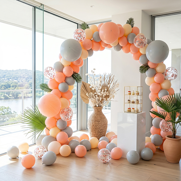 Арка из шаров 00-8668 "Персик"