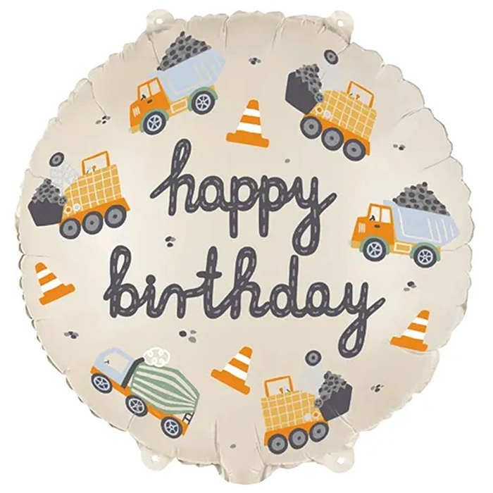 Шар фольгированный 18" HB Строительные машины Шар фольгированный 18" HB Строительные машины