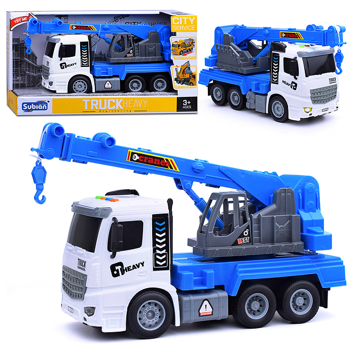 Машина S977-4B "Кран" (свет, звук) в коробке Машина S977-4B "Кран" (свет, звук) в коробке