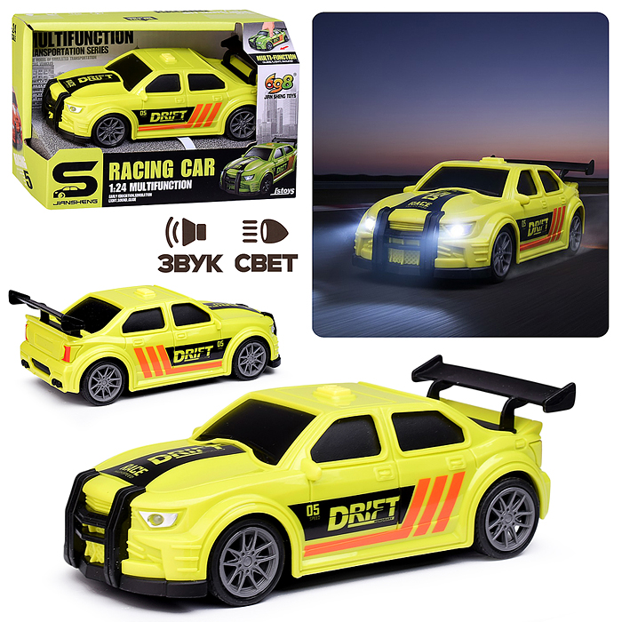 Машина JS223 "Дрифт" 1:24 (свет, звук) в коробке Машина JS223 "Дрифт" 1:24 (свет, звук) в коробке