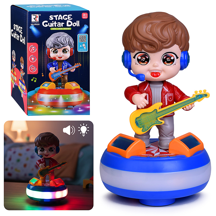 Музыкальная игрушка ZR225 "Звездное выступление" (свет, звук, движения) в коробке