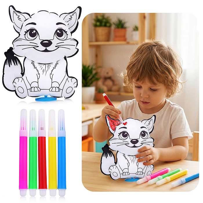 Игрушка Животное HD2606-5A1 "Надувной зверек" в пакете Игрушка Животное HD2606-5A1 "Надувной зверек" в пакете