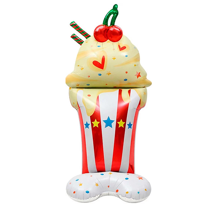 Шар 3D (61''/155 см) Фигура на подставке, Вкусный коктейль, 1 шт. в уп. Шар 3D (61''/155 см) Фигура на подставке, Вкусный коктейль, 1 шт. в уп.