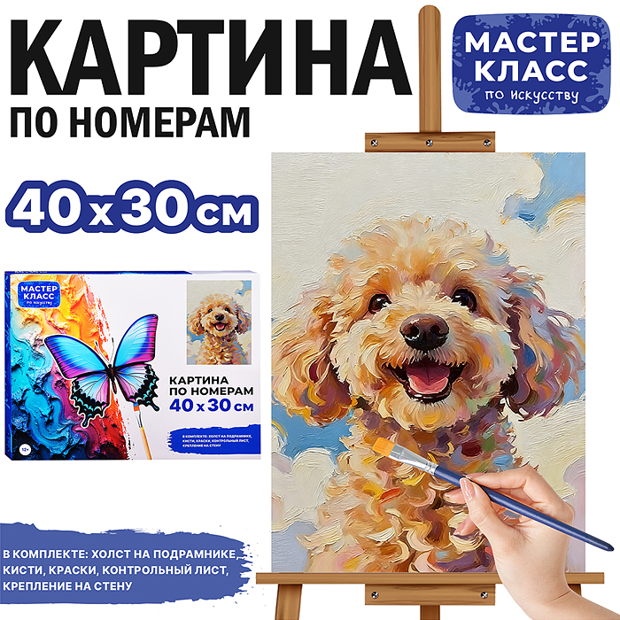 Картина по номерам MKR4030-148 "Красавец" 40х30 см. Картина по номерам MKR4030-148 "Красавец" 40х30 см.