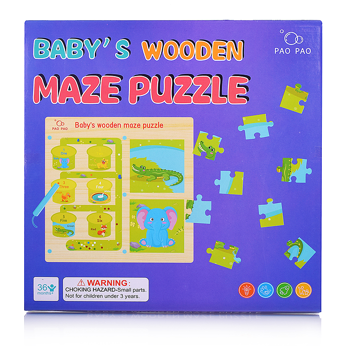Игра развивающая D2346 "Крокодильчик и Слоник"