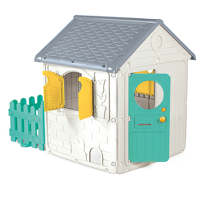 Домик игровой My 1st House, с забором, бирюзовый