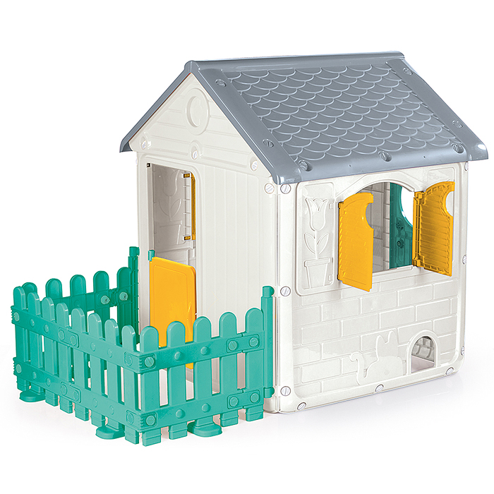Домик игровой My 1st House, с забором, бирюзовый