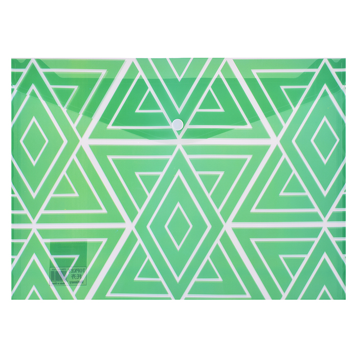 Папка канцелярская Pattern, 26х36 см, пластиковая, плотность 160 мкм, 2 дизайна в ассортименте