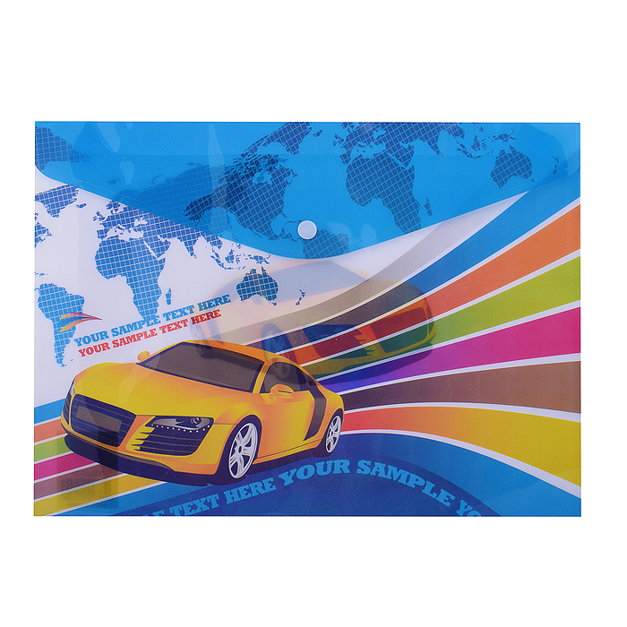Фото к товару Папка канцелярская Car, 26х36 см, на кнопке, пластиковая, плотность 160 мкм, 2 дизайна в ассортиме Папка канцелярская Car, 26х36 см, на кнопке, пластиковая, плотность 160 мкм, 2 дизайна в ассортиме