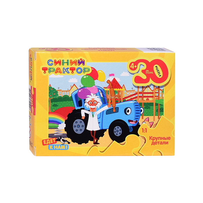 Фото к товару Пазл mini 30 (с крупными деталями) "Синий трактор" Пазл mini 30 (с крупными деталями) "Синий трактор"