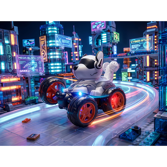 Фото к товару Машина 200-26A "Робот Собака" р/у, (свет, звук), 27 MHz, в коробке Машина 200-26A "Робот Собака" р/у, (свет, звук), 27 MHz, в коробке
