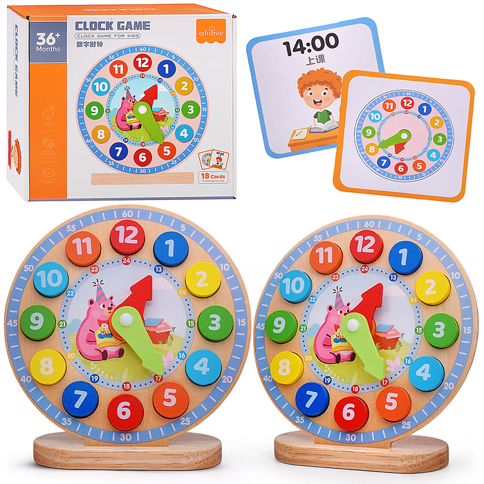 Игра D2419 "Часы игрушечные"