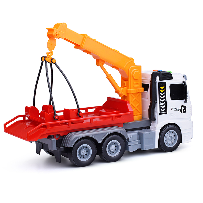Машина S977-8B "Эвакуатор" на батарейках, 1:14 (свет, звук) в коробке