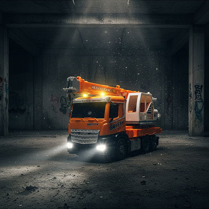 Фото к товару Машина 6603 "Кран жираф" р/у, 27 MHz (свет, звук) в коробке Машина 6603 "Кран жираф" р/у, 27 MHz (свет, звук) в коробке