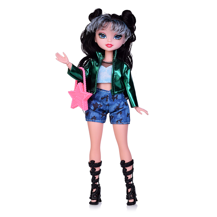 Фото к товару Модная кукла Glam Divas, Green Diva Хлоя с аксессуарами, 25 см Модная кукла Glam Divas, Green Diva Хлоя с аксессуарами, 25 см