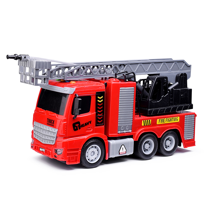 Машина S977-5 "Пожарный десант" (свет, звук) в коробке