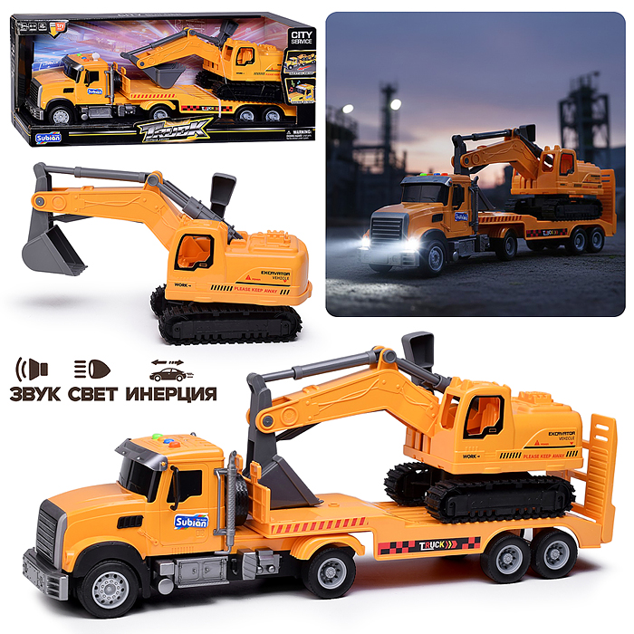 Машина S977-38 "Доставка" 1:14 (свет, звук) в коробке Машина S977-38 "Доставка" 1:14 (свет, звук) в коробке