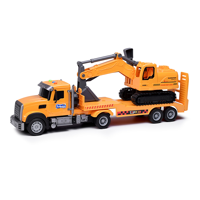 Машина S977-38 "Доставка" 1:14 (свет, звук) в коробке